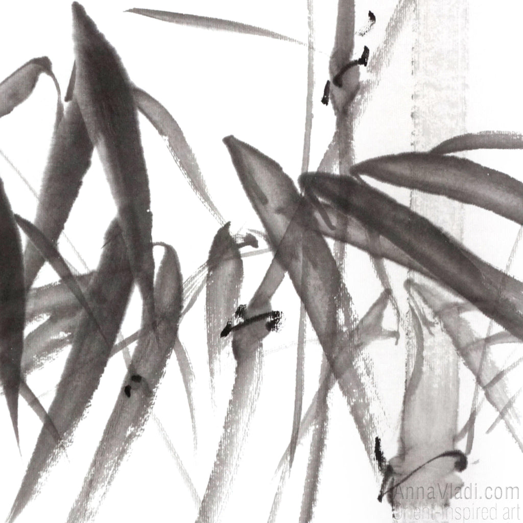 Sumi-e Painting Set: Four Noble Gentlemen