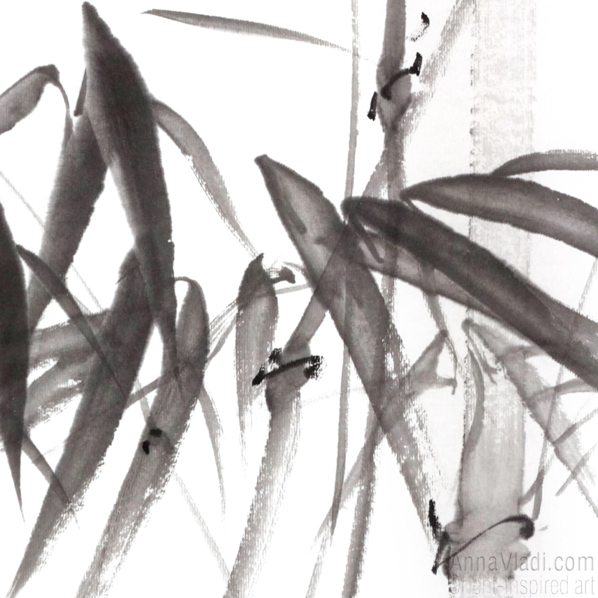 Sumi-e Painting Set: Four Noble Gentlemen