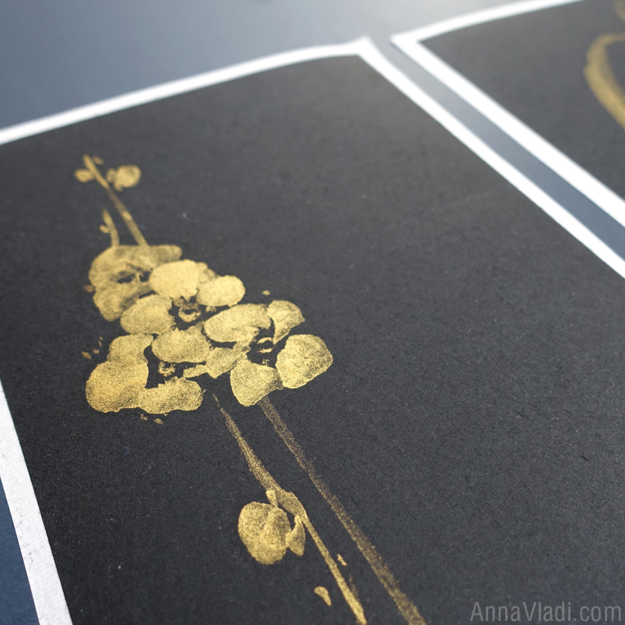 Four Nobles Sumi-e Paintings: Plum Blossom, Orchid, Bamboo, Chrysanthemum