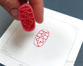 Hand Carved Satori Seal: Oriental Red Stone Chop Stamp