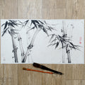 Sumi-e Bamboo Original Painting: Japanese Zen Art