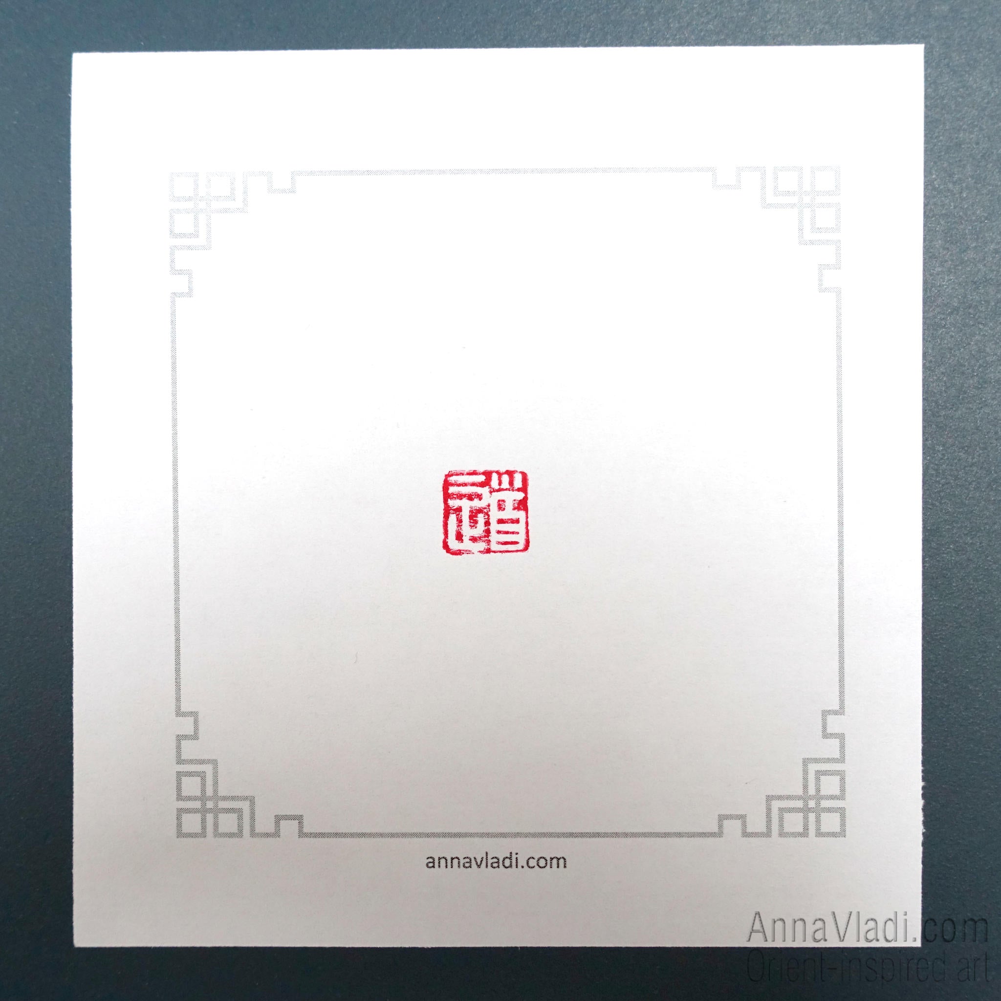 Hand Carved Stone Seal "Tao" (The Way), Taoist Oriental Chop Stamp