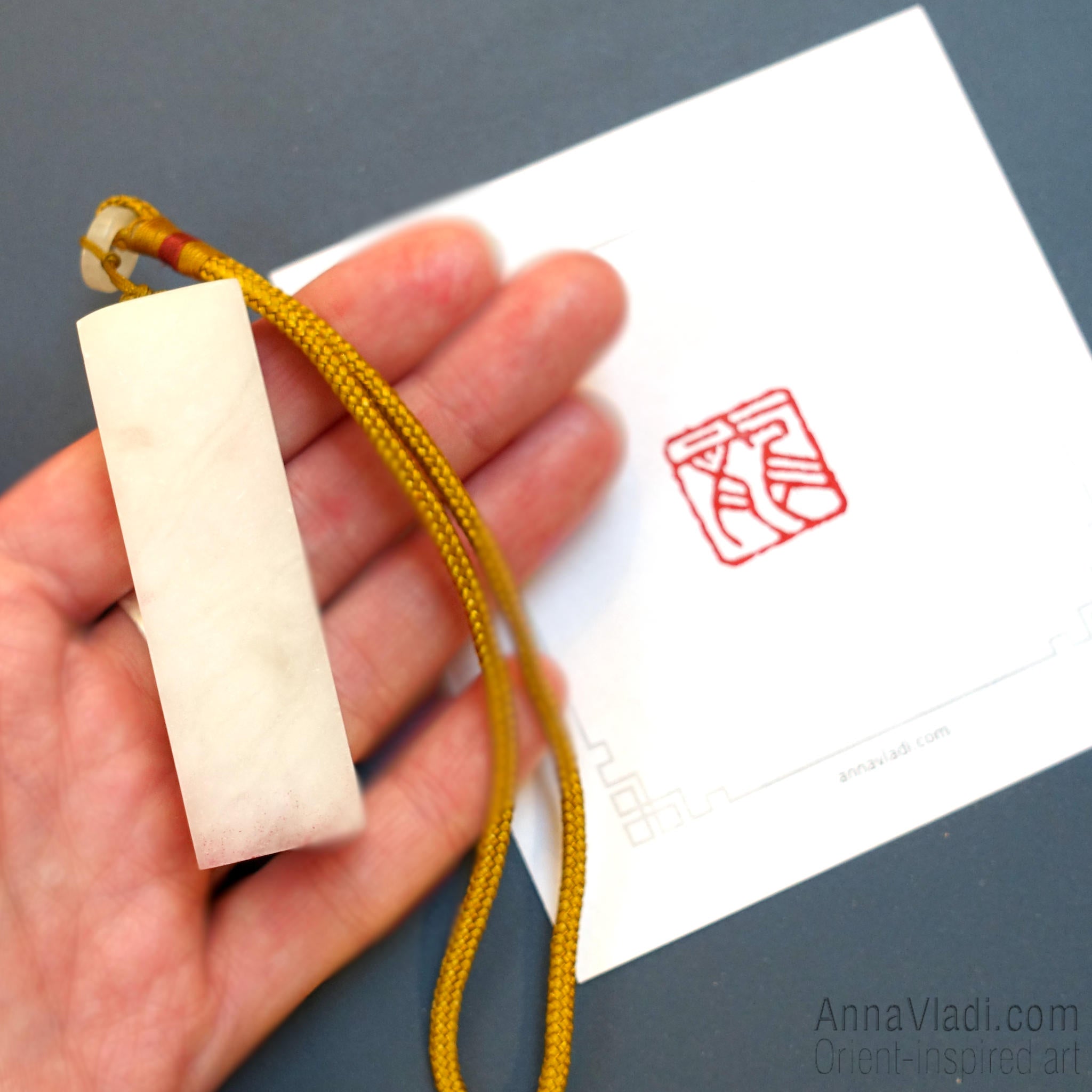 Hand Carved "Dragon" Stone Seal: Oriental Chop Stamp, Inkan, Hanko