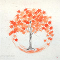 Japanese Maple Sumie Painting