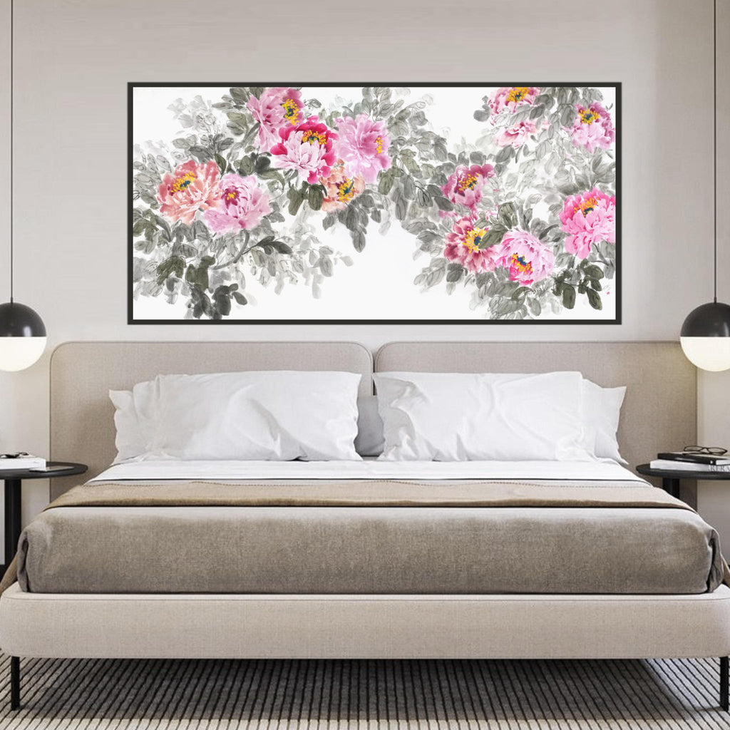 Large Peonies Painting